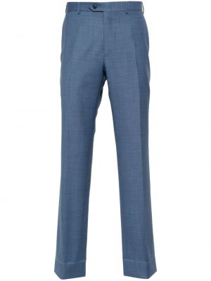 Μάλλινο παντελόνι Brioni μπλε
