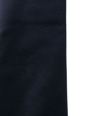 Einfarbige seiden krawatte Giorgio Armani blau