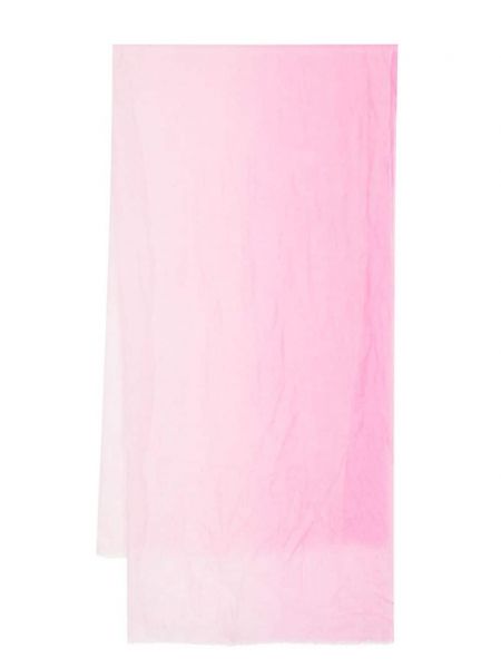 Кашмирен шал с градиентным принтом N.peal розово