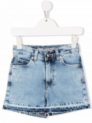 Jeans-shorts for jenter Zadig & Voltaire Kids blå