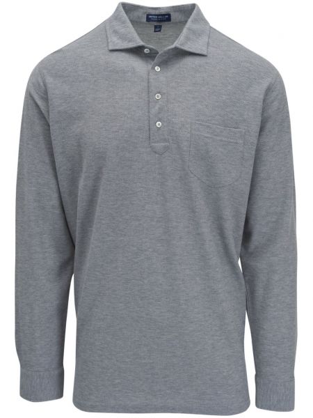 Poloshirt Peter Millar grå