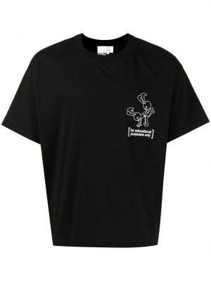 T-krekls ar apdruku Natasha Zinko melns