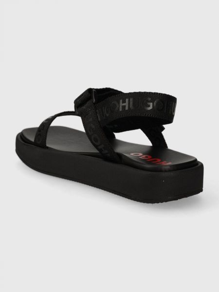 Sandály na platformě Hugo černé
