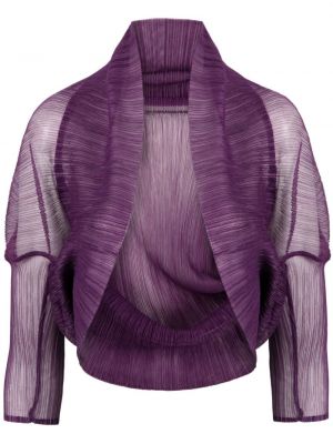 Průsvitná bunda Fabiana Filippi fialová
