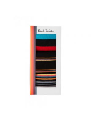 Calcetines a rayas Paul Smith negro