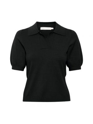 Dzianinowa bluzka Inwear czarna