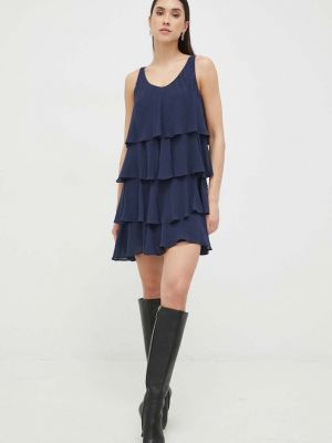Mini haljina oversized Armani Exchange plava