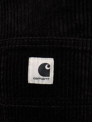 Manšestrové kalhoty Carhartt Wip černé