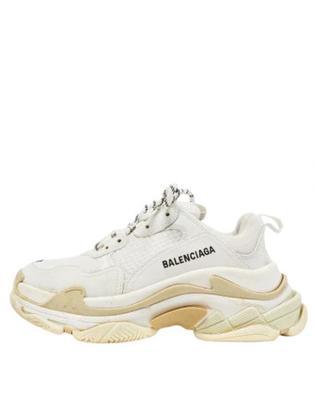Sneakersy z siateczką retro Balenciaga Vintage białe