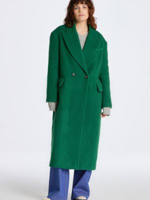 Gyapjú kabát Gant zöld