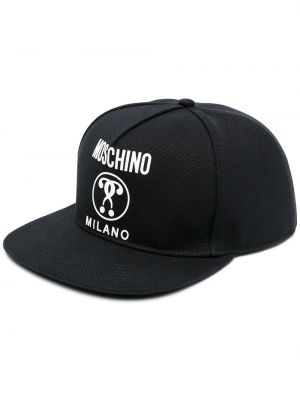Șapcă cu imagine Moschino negru