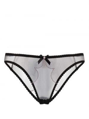 Mesh brodert underbukse Agent Provocateur svart