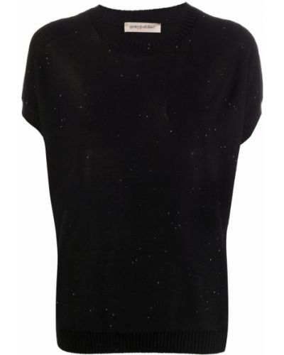 Camiseta de punto Gentry Portofino negro