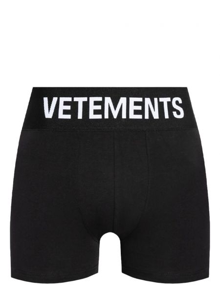 Bokserit Vetements musta