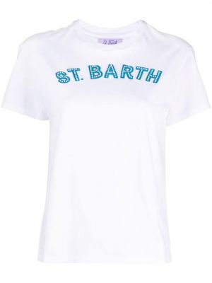 Bavlněné tričko s výšivkou Mc2 Saint Barth