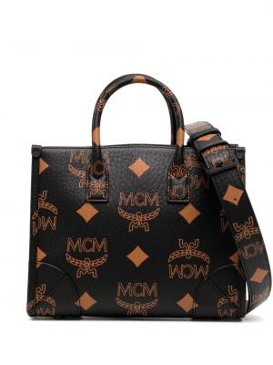 Nákupná taška Mcm čierna