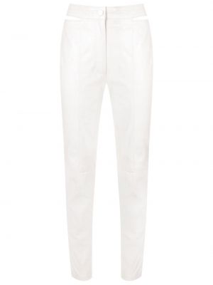 Кожени панталон Andrea Bogosian бяло