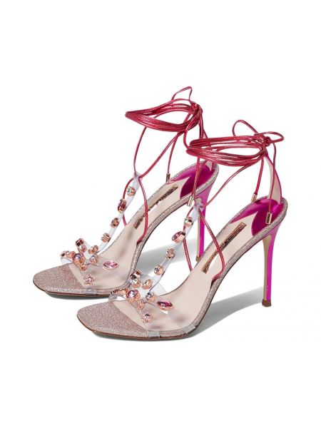 Туфли со стразами Sophia Webster розовые