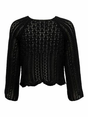 Priliehavý sveter Only čierna