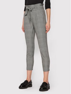 Pantalon large Vero Moda gris