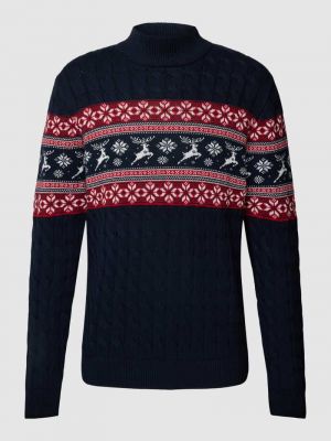 Dzianinowy sweter z nadrukiem Mcneal