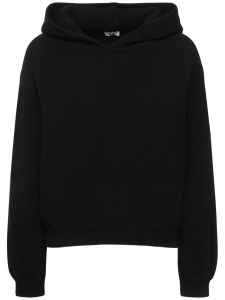 Sudadera con capucha de lana Annagreta negro