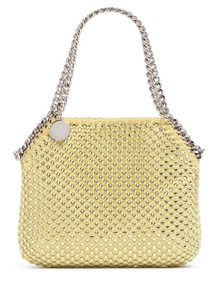 Krystaller mesh bomull mini bag Stella Mccartney