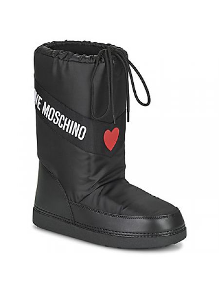 Czarne śniegowce Love Moschino