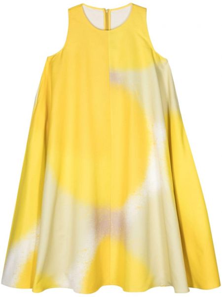 Μίντι φόρεμα Gianluca Capannolo κίτρινο