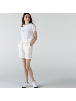 Белые шорты Lacoste