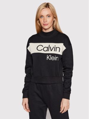 Relaxed fit sportinis džemperis Calvin Klein Jeans juoda