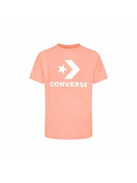 Футболка с коротким рукавом Converse розовая