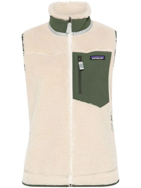 Retro klassisk vest Patagonia hvid