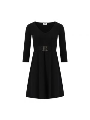 Dzianinowa sukienka midi Blugirl czarna
