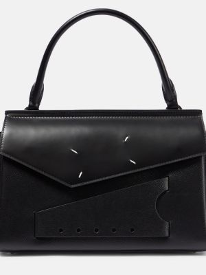 Кожени чанта тип „портмоне“ Maison Margiela черно