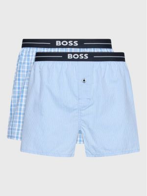 Boxer di cotone Boss blu