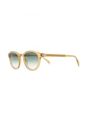 Spalvų gradiento rašto akiniai nuo saulės Eyewear By David Beckham geltona