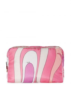 Чанта с принт с абстрактен десен Pucci розово