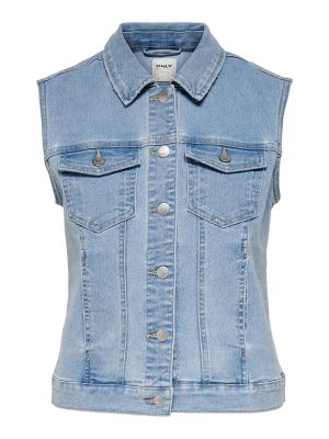 Denim vest Only blå