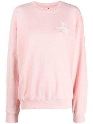 Rund hals sweatshirt Sporty & Rich rosa