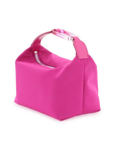 Satin tasche mit taschen Eéra pink
