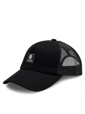 Czarna czapka z daszkiem z siateczką Element