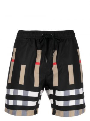 Sjekket shorts Burberry beige