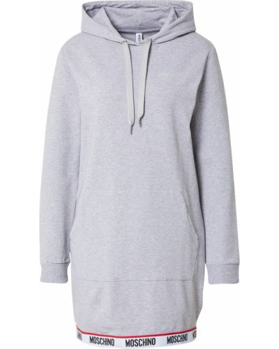 Moschino Underwear Mikina  sivá melírovaná / červená / čierna / biela
