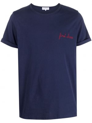 Pamut póló Maison Labiche kék
