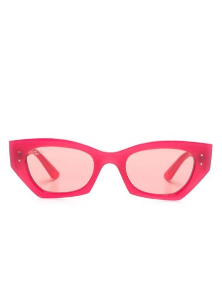 Ochelari de soare cu imprimeu geometric Ray-ban roz