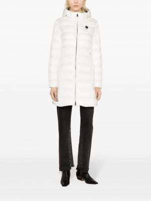 Kabát s kapucí Blauer bílý