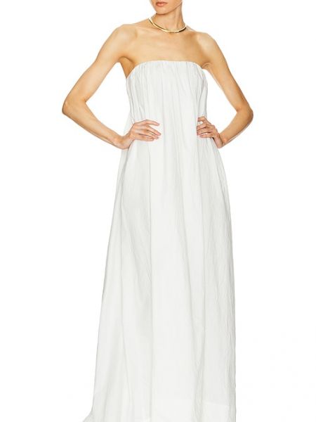 Abendkleid mit plisseefalten Helsa weiß