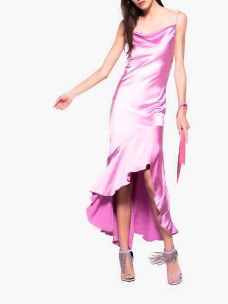 Платье миди Pinko розовое
