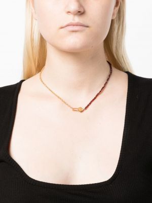 Granátový asymetrický náhrdelník Rachel Jackson